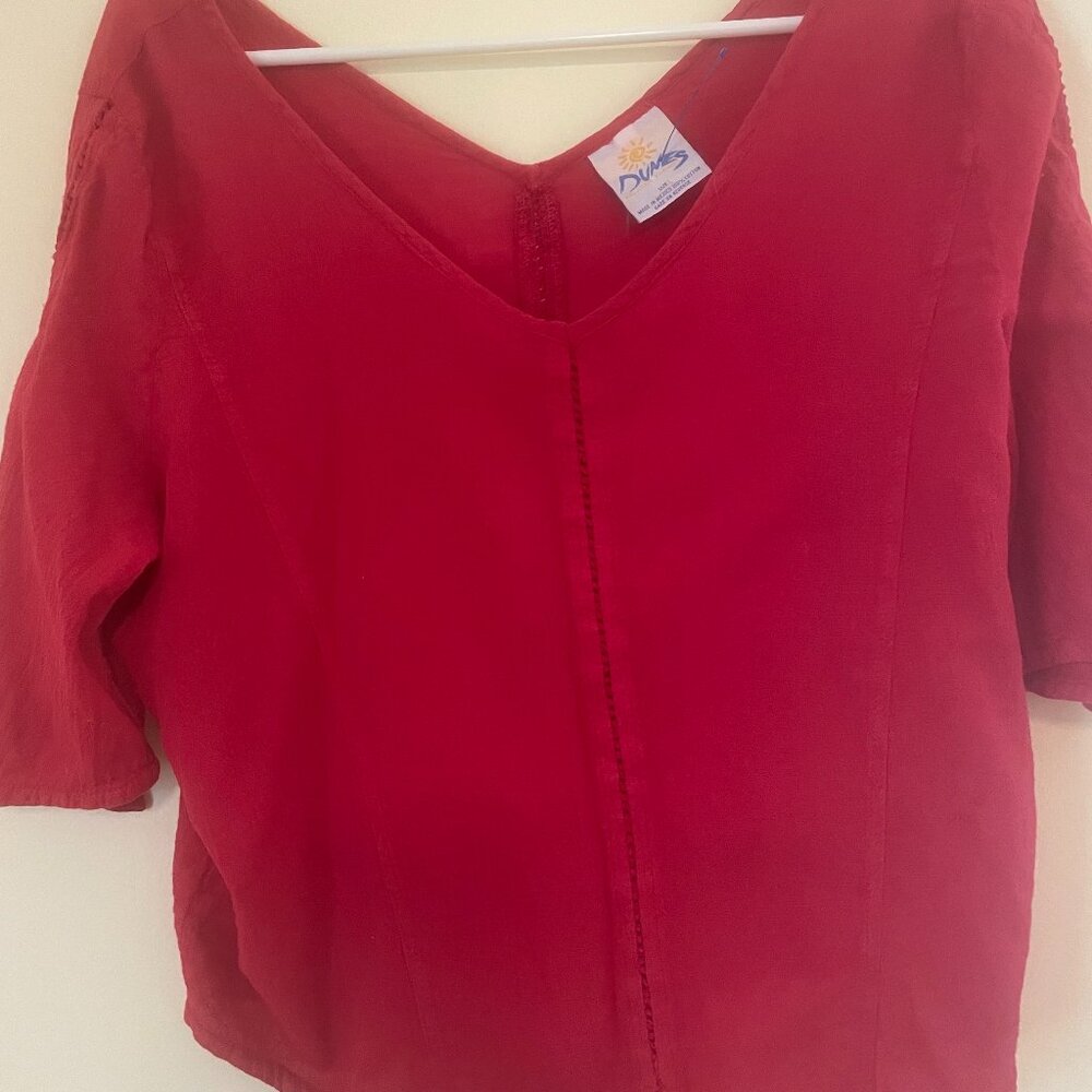 Dunes 100% cotton vintage crop top